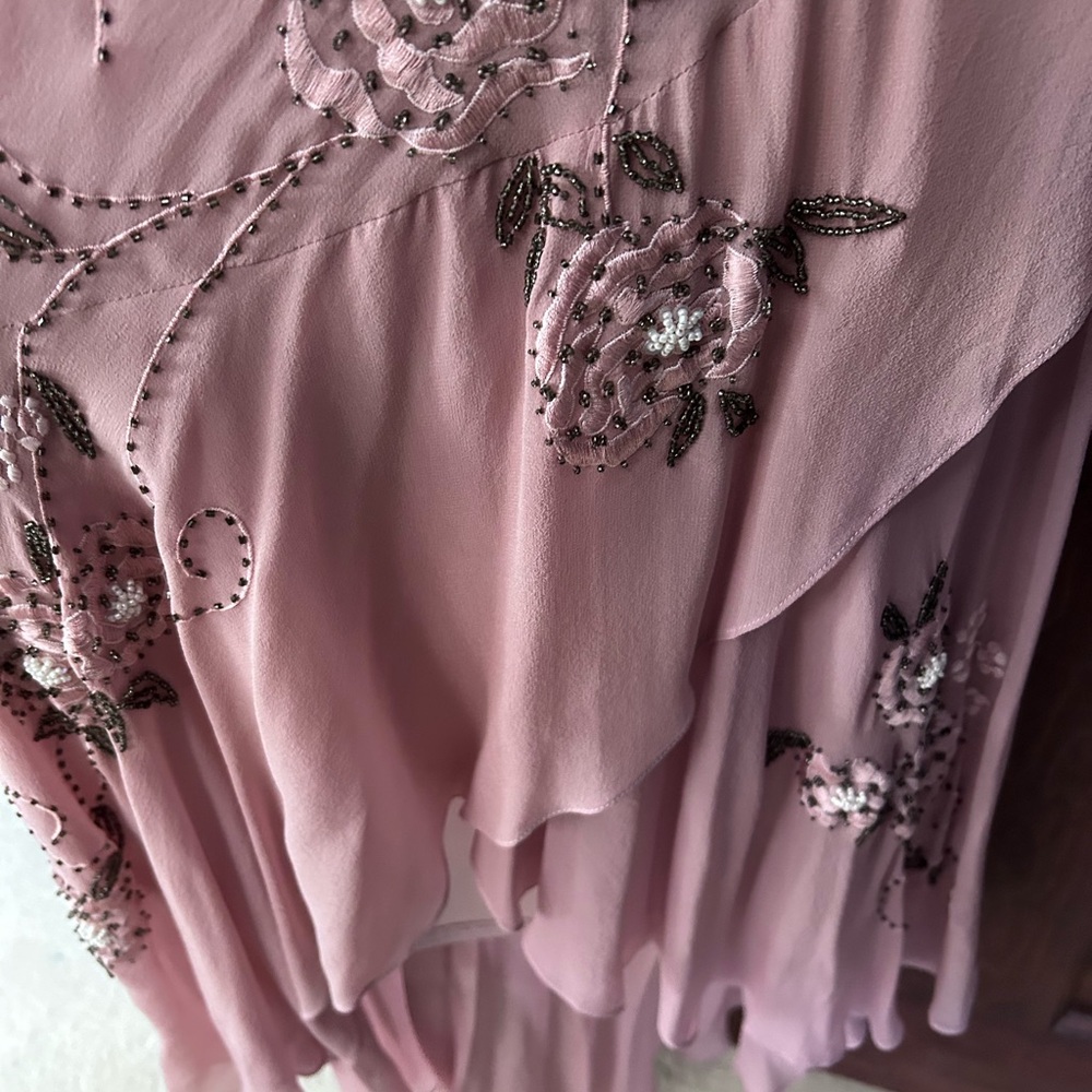 NWOT Sue Wong beaded fishtail gown - flawless Y2K mermaid fairy core dress - Picture 11 of 16